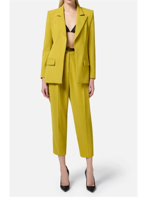 TAILLEUR CON DECORAZIONE LOGO ELISABETTA FRANCHI | TP00351E2DC6 curry